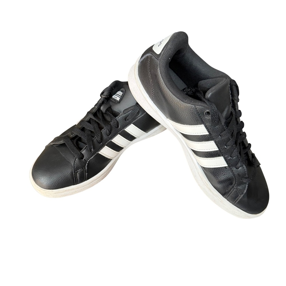 Adidas CF Advantage Womens Black White Cloudfoam Sneakers AW4288 Size 7